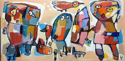 On the way home - 180 x 90 cm