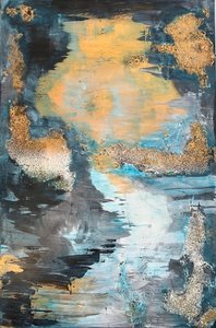 Abstract schilderij