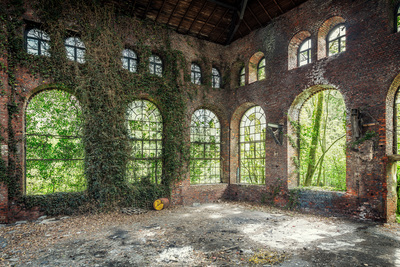 glasschilderij urbex