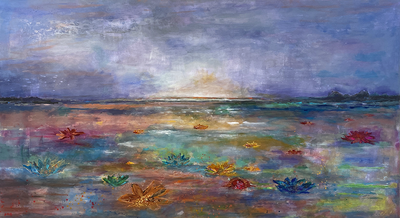Beautiful dreams  - 180 x 100 cm - Schilderij Landschap