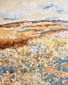 Summertime - 90 x 110 cm- Schilderij landschap