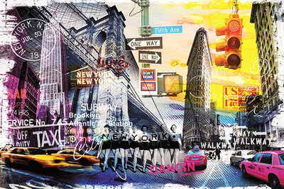 Bright New York - 120 x 80 cm - NU IN SALE