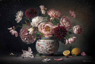 Berries and Lemons - fotokunstwerk