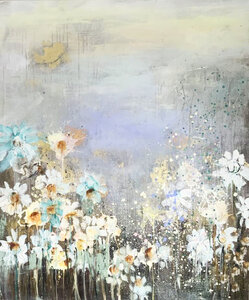 Love is in the air - 120 x 100 cm - Schilderij abstract
