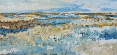 Land of sea - 180 x 90 cm - Schilderij zee