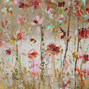 No other disapears - 100 x 100 cm - schilderij bloemen-natuur