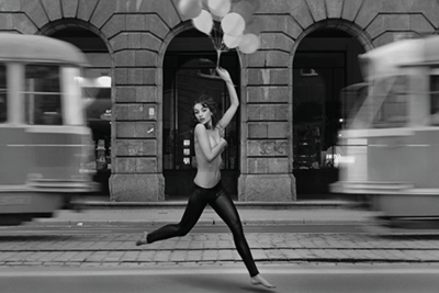 Balloons - Fotokunst vrouw