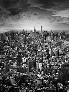 Manhattan WTC 103th floor BW