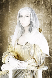 Mona lisa's golden splendour