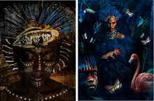 Tweeluik-(Out-of-Africa-&amp;-Mother-of-the-jungle)-XL!-Fotokunst