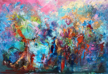 abstract schilderij
