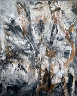 Hes vos schilderij abstract