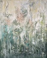 Abstract schilderij