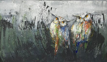 Schilderij uil
