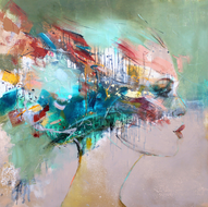 Exchange-I-130-x-130-cm--Schilderij-vrouw