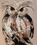 Ontroerend-120-x-150-cm-Schilderij-Uil