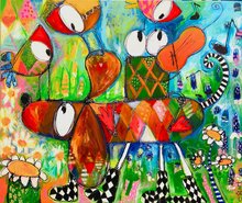 You-love-me-the-most-120-x-100-cm-Vrolijk-schilderij