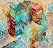 Summer-180-x-180-cm--Schilderij-vrouw