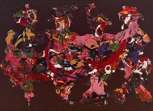 Palet-dansers-140--x-100-cm-Schilderij-Abstract