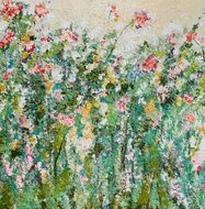 Wildflowers--120-x-120-cm--Schilderij-bloemen