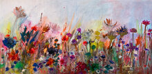 Flowerfield-200-x-100-cm--Schilderij-bloemen