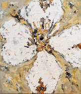 Stella-Illuninata-120-x-140-cm-Bloemen-schilderij