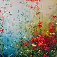 Open-mind-60-x-60-cm-Schilderij-bloemenveld