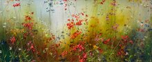 Floating-air-155-x-55-cm-Schilderij-bloemenveld