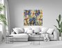 White Serene - 120 x 100 - Bloemen schilderij _8