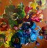 Flowers of Warmth 130 x 130 cm - Bloemen schilderij _8