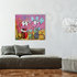 Pinky's teaparty - 120 x 100 cm - Vrolijk schilderij_8
