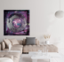 Abstract circle purple GN 4255 ALU