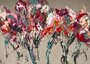 Schilderij abstracte bloemen