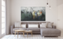 Groot schilderij uil