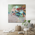 Exchange - 130 x 130 cm- Schilderij vrouw_8
