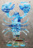 Blue Lobster - 100 x 150 cm- Schilderij kreeft_8