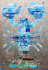 Blue Lobster - 100 x 150 cm- Schilderij kreeft_8