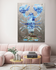 Blue Lobster - 100 x 150 cm- Schilderij kreeft_8