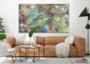 Flower shake - 180 x 100 cm- Schilderij bloemen_8