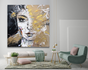 Tonight - 180 x 180 cm- Schilderij vrouw_8