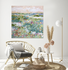 Flowerfield - 120 x 120 cm- Schilderij landschap_8