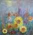Flowering  - 80 x 80 cm - Schilderij Bloemen_8