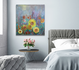 Flowering  - 80 x 80 cm - Schilderij Bloemen_8