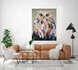 Dwingeland - 120 x 150 cm - Schilderij Uil_8