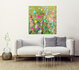 Wild Flower touch - 110 x 110 cm- Schilderij bloemen_8