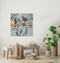 Flowers tweeluik - 160 x 80 cm - Schilderij abstract _8