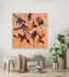 Summer Breeze - 140 x 140 cm - Schilderij bloemen_8