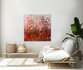 Red Field - 100 x 100 cm - Schilderij landschap_8