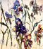 Blue Iris - 140 x 160 cm - Schilderij bloemen_8