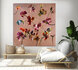 Floating Botanic - 160 x 160 cm - Schilderij bloemen_8